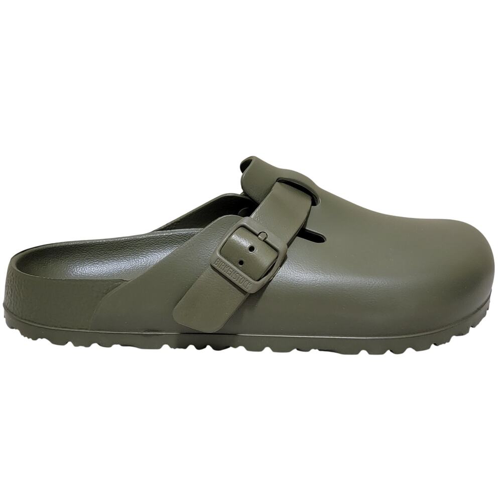 Birkenstock Men Boston EVA Slip On Comfort Clogs Size US 9 Khaki Green - Picture 3 of 6